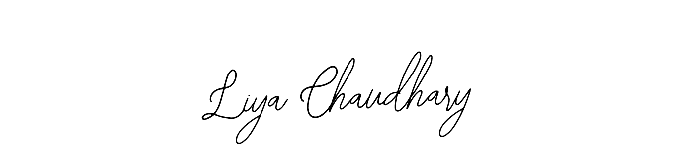 Design your own signature with our free online signature maker. With this signature software, you can create a handwritten (Bearetta-2O07w) signature for name Liya Chaudhary. Liya Chaudhary signature style 12 images and pictures png