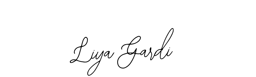 This is the best signature style for the Liya Gardi name. Also you like these signature font (Bearetta-2O07w). Mix name signature. Liya Gardi signature style 12 images and pictures png