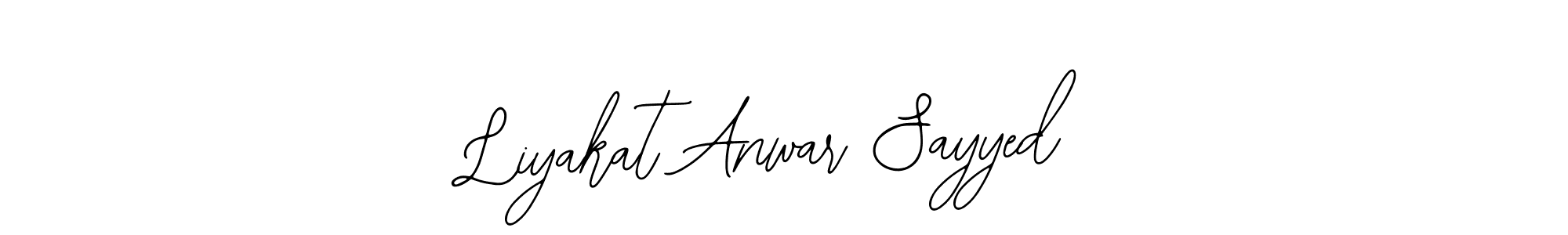 Here are the top 10 professional signature styles for the name Liyakat Anwar Sayyed. These are the best autograph styles you can use for your name. Liyakat Anwar Sayyed signature style 12 images and pictures png