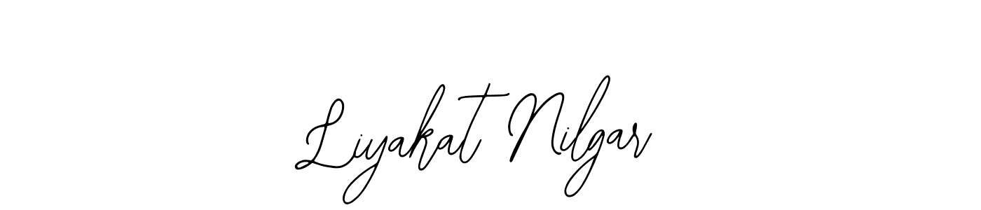 You should practise on your own different ways (Bearetta-2O07w) to write your name (Liyakat Nilgar) in signature. don't let someone else do it for you. Liyakat Nilgar signature style 12 images and pictures png