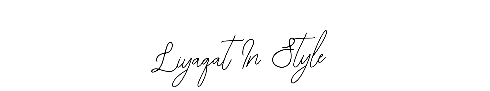 Create a beautiful signature design for name Liyaqat In Style. With this signature (Bearetta-2O07w) fonts, you can make a handwritten signature for free. Liyaqat In Style signature style 12 images and pictures png
