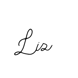Design your own signature with our free online signature maker. With this signature software, you can create a handwritten (Bearetta-2O07w) signature for name Liz. Liz signature style 12 images and pictures png