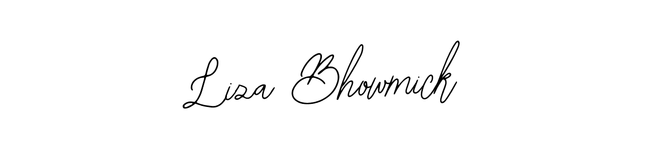 Make a short Liza Bhowmick signature style. Manage your documents anywhere anytime using Bearetta-2O07w. Create and add eSignatures, submit forms, share and send files easily. Liza Bhowmick signature style 12 images and pictures png