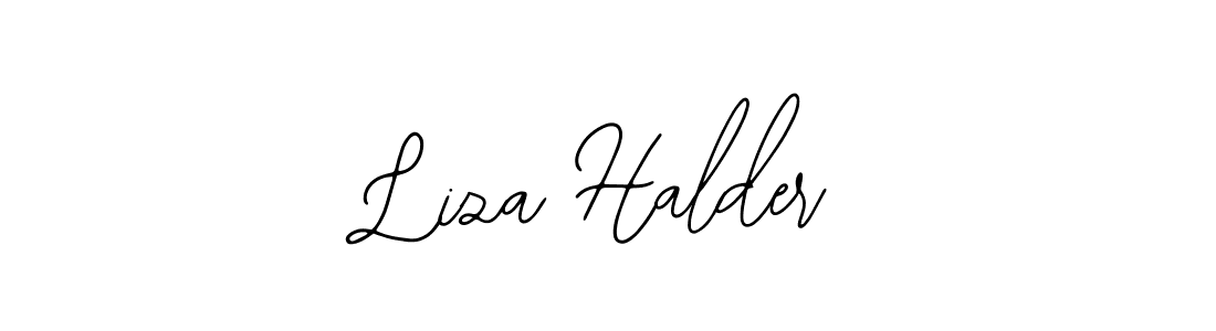 You should practise on your own different ways (Bearetta-2O07w) to write your name (Liza Halder) in signature. don't let someone else do it for you. Liza Halder signature style 12 images and pictures png