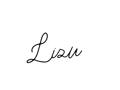 How to make Lizu name signature. Use Bearetta-2O07w style for creating short signs online. This is the latest handwritten sign. Lizu signature style 12 images and pictures png