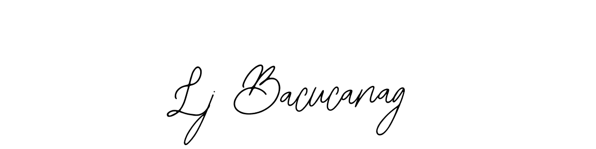 Bearetta-2O07w is a professional signature style that is perfect for those who want to add a touch of class to their signature. It is also a great choice for those who want to make their signature more unique. Get Lj Bacucanag name to fancy signature for free. Lj Bacucanag signature style 12 images and pictures png