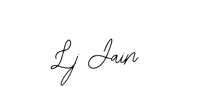 Lj Jain stylish signature style. Best Handwritten Sign (Bearetta-2O07w) for my name. Handwritten Signature Collection Ideas for my name Lj Jain. Lj Jain signature style 12 images and pictures png