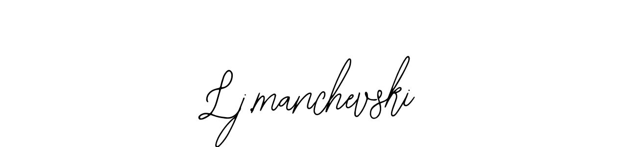 This is the best signature style for the Lj.manchevski name. Also you like these signature font (Bearetta-2O07w). Mix name signature. Lj.manchevski signature style 12 images and pictures png