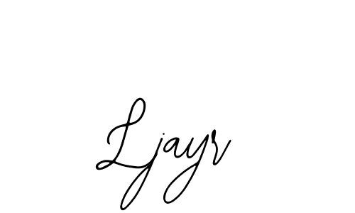 Use a signature maker to create a handwritten signature online. With this signature software, you can design (Bearetta-2O07w) your own signature for name Ljayr. Ljayr signature style 12 images and pictures png