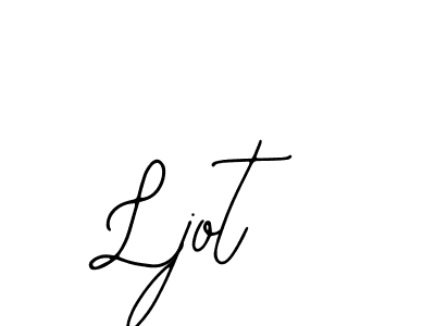 You should practise on your own different ways (Bearetta-2O07w) to write your name (Ljot) in signature. don't let someone else do it for you. Ljot signature style 12 images and pictures png