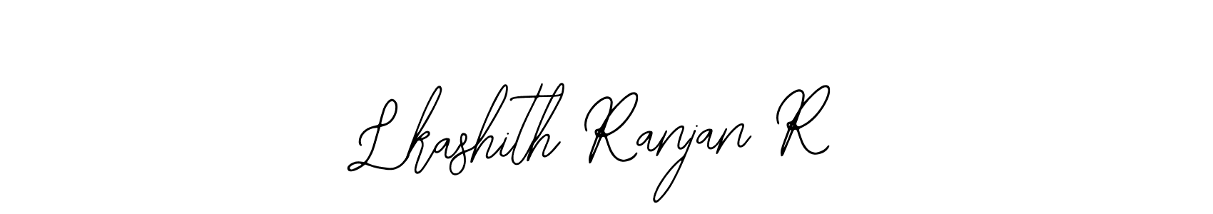 You should practise on your own different ways (Bearetta-2O07w) to write your name (Lkashith Ranjan R) in signature. don't let someone else do it for you. Lkashith Ranjan R signature style 12 images and pictures png