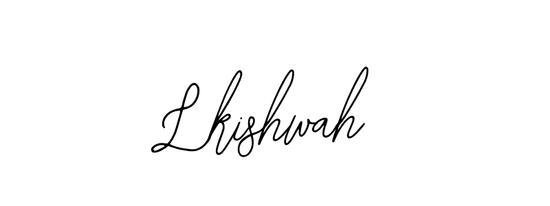 Use a signature maker to create a handwritten signature online. With this signature software, you can design (Bearetta-2O07w) your own signature for name Lkishwah. Lkishwah signature style 12 images and pictures png
