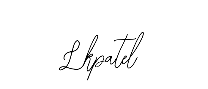 You should practise on your own different ways (Bearetta-2O07w) to write your name (Lkpatel) in signature. don't let someone else do it for you. Lkpatel signature style 12 images and pictures png