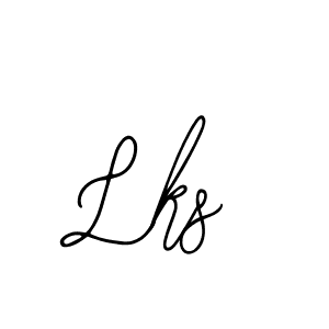 How to make Lks name signature. Use Bearetta-2O07w style for creating short signs online. This is the latest handwritten sign. Lks signature style 12 images and pictures png