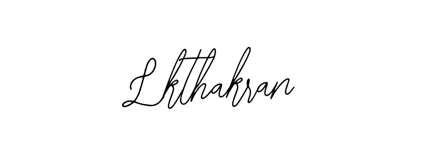 You should practise on your own different ways (Bearetta-2O07w) to write your name (Lkthakran) in signature. don't let someone else do it for you. Lkthakran signature style 12 images and pictures png