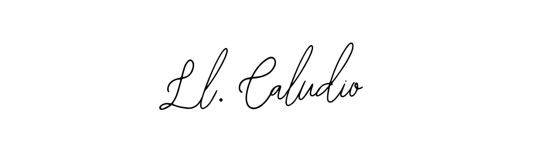 if you are searching for the best signature style for your name Ll. Caludio. so please give up your signature search. here we have designed multiple signature styles  using Bearetta-2O07w. Ll. Caludio signature style 12 images and pictures png