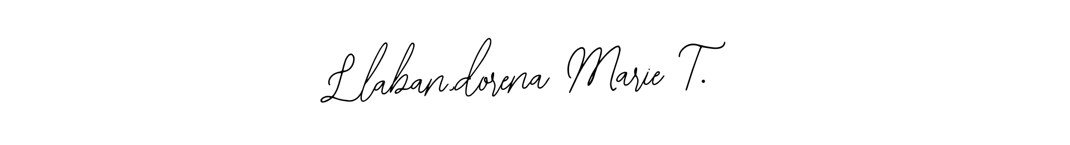 See photos of Llaban,dorena Marie T. official signature by Spectra . Check more albums & portfolios. Read reviews & check more about Bearetta-2O07w font. Llaban,dorena Marie T. signature style 12 images and pictures png