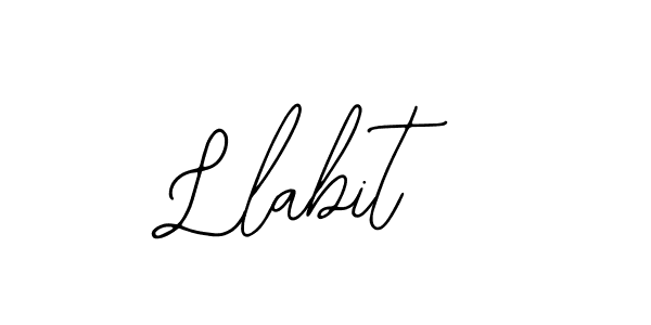 How to make Llabit signature? Bearetta-2O07w is a professional autograph style. Create handwritten signature for Llabit name. Llabit signature style 12 images and pictures png