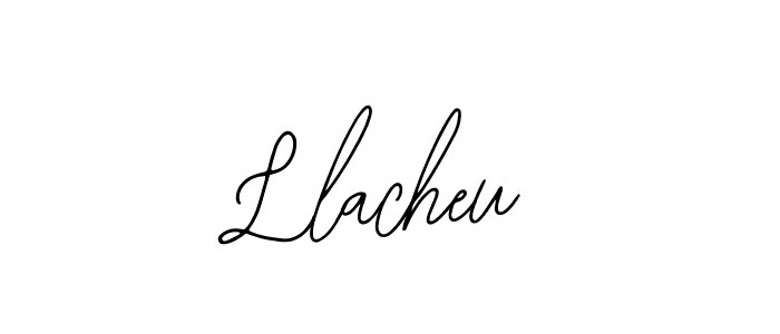 Similarly Bearetta-2O07w is the best handwritten signature design. Signature creator online .You can use it as an online autograph creator for name Llacheu. Llacheu signature style 12 images and pictures png