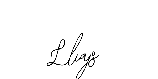 Similarly Bearetta-2O07w is the best handwritten signature design. Signature creator online .You can use it as an online autograph creator for name Lliajs. Lliajs signature style 12 images and pictures png
