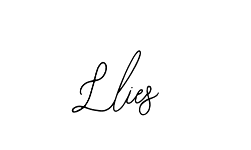 How to make Llies name signature. Use Bearetta-2O07w style for creating short signs online. This is the latest handwritten sign. Llies signature style 12 images and pictures png