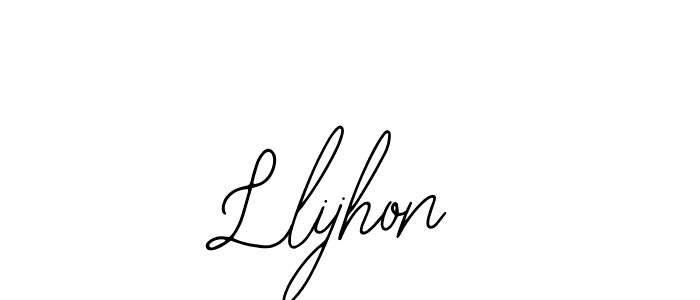 Also You can easily find your signature by using the search form. We will create Llijhon name handwritten signature images for you free of cost using Bearetta-2O07w sign style. Llijhon signature style 12 images and pictures png