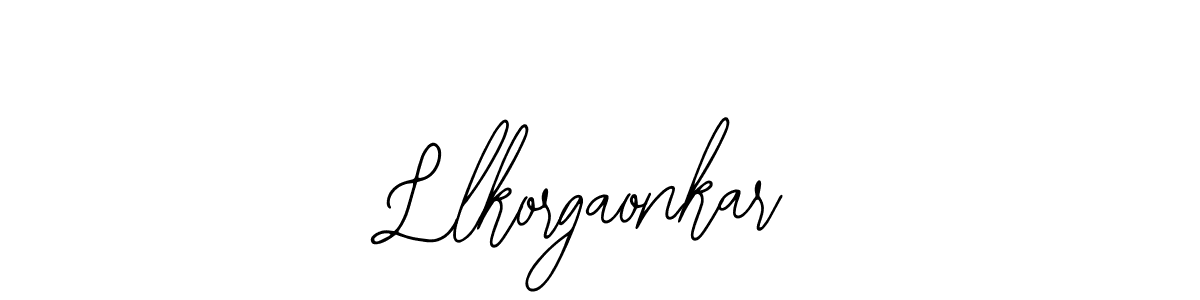 Make a beautiful signature design for name Llkorgaonkar. With this signature (Bearetta-2O07w) style, you can create a handwritten signature for free. Llkorgaonkar signature style 12 images and pictures png