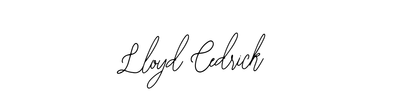 The best way (Bearetta-2O07w) to make a short signature is to pick only two or three words in your name. The name Lloyd Cedrick include a total of six letters. For converting this name. Lloyd Cedrick signature style 12 images and pictures png