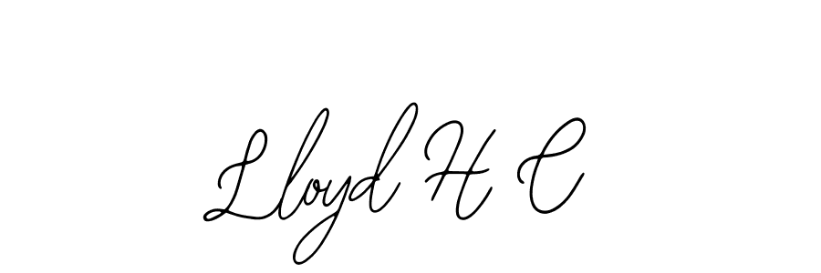 if you are searching for the best signature style for your name Lloyd H C. so please give up your signature search. here we have designed multiple signature styles  using Bearetta-2O07w. Lloyd H C signature style 12 images and pictures png
