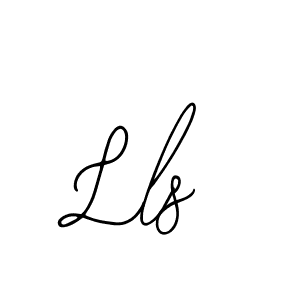 How to make Lls name signature. Use Bearetta-2O07w style for creating short signs online. This is the latest handwritten sign. Lls signature style 12 images and pictures png