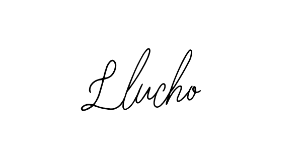 Make a beautiful signature design for name Llucho. With this signature (Bearetta-2O07w) style, you can create a handwritten signature for free. Llucho signature style 12 images and pictures png