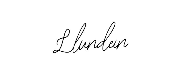 You should practise on your own different ways (Bearetta-2O07w) to write your name (Llundein) in signature. don't let someone else do it for you. Llundein signature style 12 images and pictures png