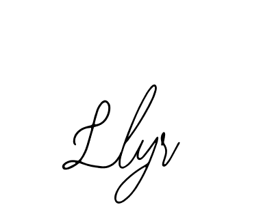 Use a signature maker to create a handwritten signature online. With this signature software, you can design (Bearetta-2O07w) your own signature for name Llyr. Llyr signature style 12 images and pictures png
