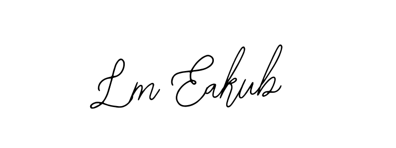 Create a beautiful signature design for name Lm Eakub. With this signature (Bearetta-2O07w) fonts, you can make a handwritten signature for free. Lm Eakub signature style 12 images and pictures png