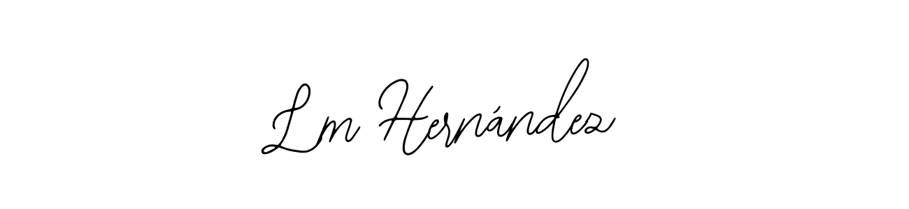 Use a signature maker to create a handwritten signature online. With this signature software, you can design (Bearetta-2O07w) your own signature for name Lm Hernández. Lm Hernández signature style 12 images and pictures png