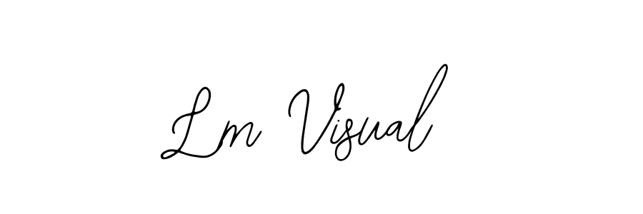 Use a signature maker to create a handwritten signature online. With this signature software, you can design (Bearetta-2O07w) your own signature for name Lm Visual. Lm Visual signature style 12 images and pictures png