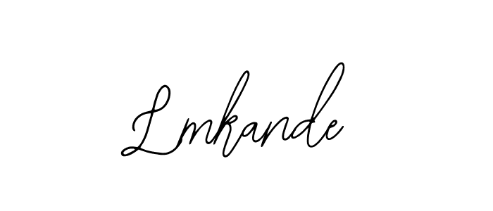 Bearetta-2O07w is a professional signature style that is perfect for those who want to add a touch of class to their signature. It is also a great choice for those who want to make their signature more unique. Get Lmkande name to fancy signature for free. Lmkande signature style 12 images and pictures png