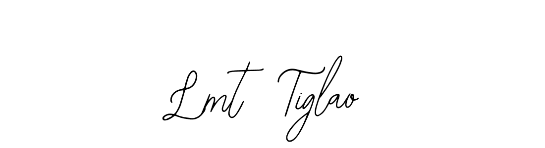 You should practise on your own different ways (Bearetta-2O07w) to write your name (Lmt  Tiglao) in signature. don't let someone else do it for you. Lmt  Tiglao signature style 12 images and pictures png