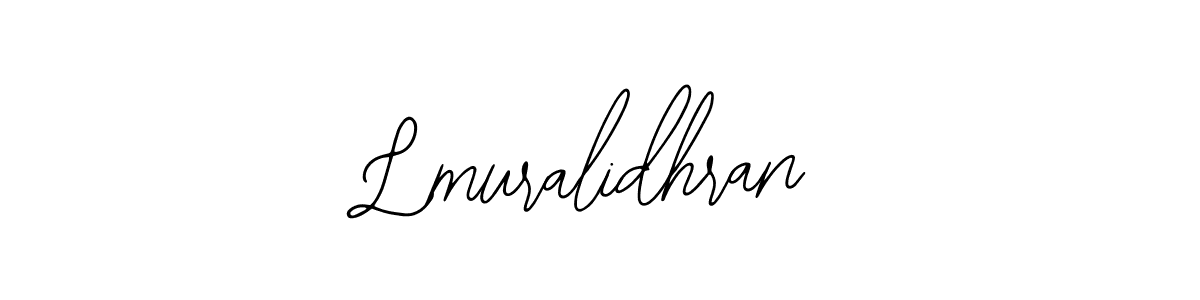 How to make Lmuralidhran name signature. Use Bearetta-2O07w style for creating short signs online. This is the latest handwritten sign. Lmuralidhran signature style 12 images and pictures png