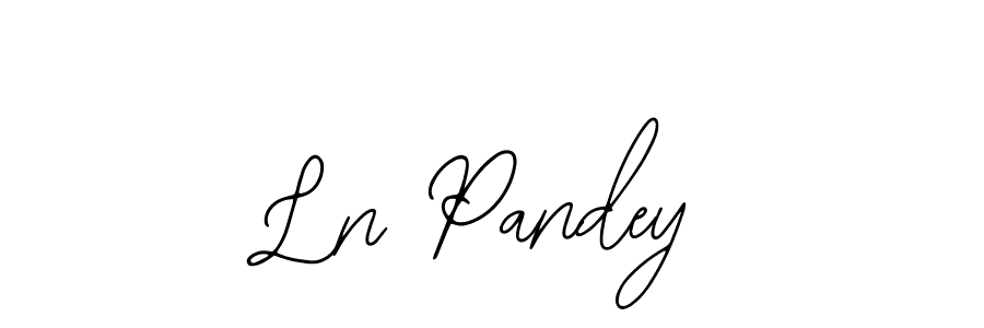 Make a beautiful signature design for name Ln Pandey. With this signature (Bearetta-2O07w) style, you can create a handwritten signature for free. Ln Pandey signature style 12 images and pictures png