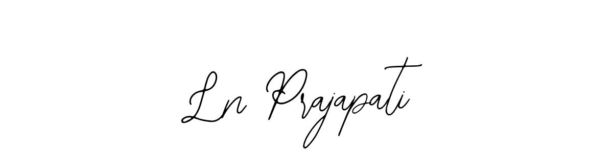 Also You can easily find your signature by using the search form. We will create Ln Prajapati name handwritten signature images for you free of cost using Bearetta-2O07w sign style. Ln Prajapati signature style 12 images and pictures png