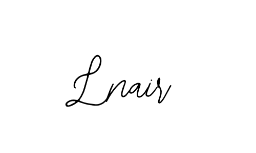 if you are searching for the best signature style for your name Lnair. so please give up your signature search. here we have designed multiple signature styles  using Bearetta-2O07w. Lnair signature style 12 images and pictures png