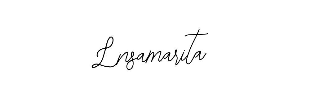 Lnsamarita stylish signature style. Best Handwritten Sign (Bearetta-2O07w) for my name. Handwritten Signature Collection Ideas for my name Lnsamarita. Lnsamarita signature style 12 images and pictures png