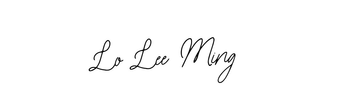 How to make Lo Lee Ming signature? Bearetta-2O07w is a professional autograph style. Create handwritten signature for Lo Lee Ming name. Lo Lee Ming signature style 12 images and pictures png