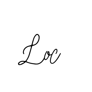 How to make Loc name signature. Use Bearetta-2O07w style for creating short signs online. This is the latest handwritten sign. Loc signature style 12 images and pictures png
