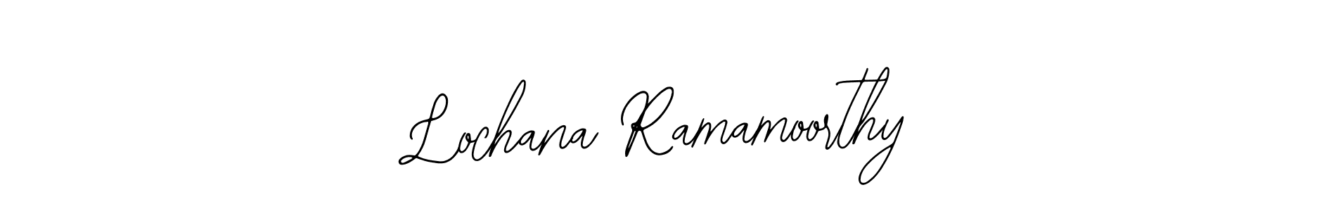 Use a signature maker to create a handwritten signature online. With this signature software, you can design (Bearetta-2O07w) your own signature for name Lochana Ramamoorthy. Lochana Ramamoorthy signature style 12 images and pictures png