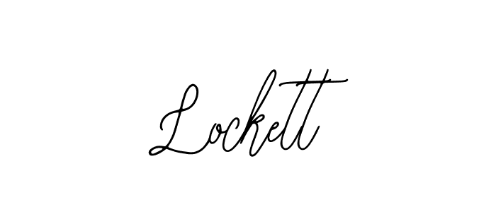 Design your own signature with our free online signature maker. With this signature software, you can create a handwritten (Bearetta-2O07w) signature for name Lockett. Lockett signature style 12 images and pictures png
