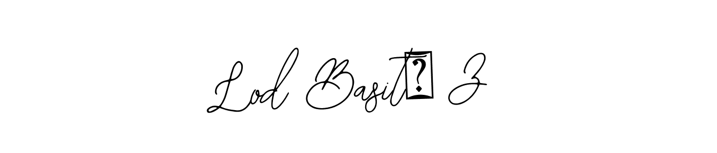 How to Draw Lod Basit⁠ Z signature style? Bearetta-2O07w is a latest design signature styles for name Lod Basit⁠ Z. Lod Basit⁠ Z signature style 12 images and pictures png