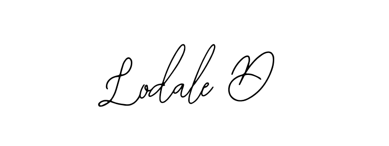 The best way (Bearetta-2O07w) to make a short signature is to pick only two or three words in your name. The name Lodale D include a total of six letters. For converting this name. Lodale D signature style 12 images and pictures png