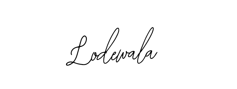 Design your own signature with our free online signature maker. With this signature software, you can create a handwritten (Bearetta-2O07w) signature for name Lodewala. Lodewala signature style 12 images and pictures png